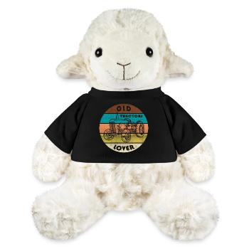 Fan de vieux tracteurs, amoureux tracteurs anciens - Mouton en peluche Annika MiniFeet® - noir - Devant
