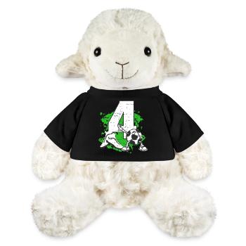 Footballer and four years old - MiniFeet® Sheep Annika - black - Front