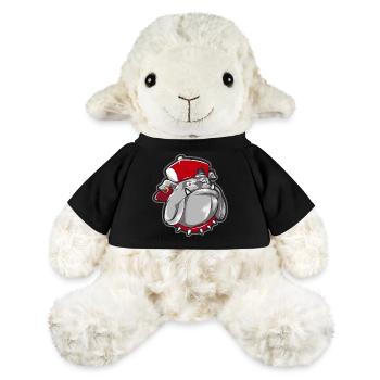 Bulldog Maskottchen Straßengrunge - MiniFeet® Schaf Annika - Schwarz - Vorne
