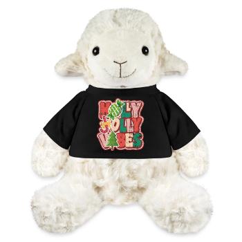 Noël joyeux des bulles de Noël - Mouton en peluche Annika MiniFeet® - noir - Devant