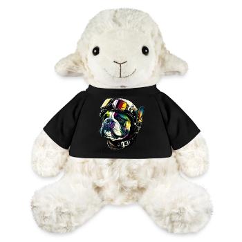 Pilote de bouledogue - Mouton en peluche Annika MiniFeet® - noir - Devant