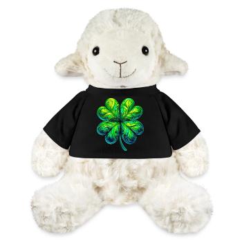 Four-leaf clover - MiniFeet® Sheep Annika - black - Front