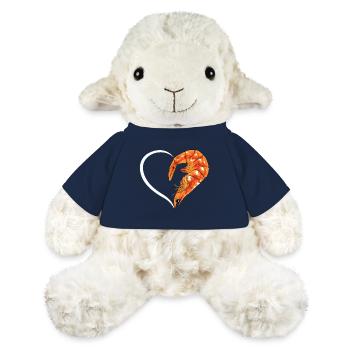 Shrimp Heart Embrace - MiniFeet® Sheep Annika - french navy - Front