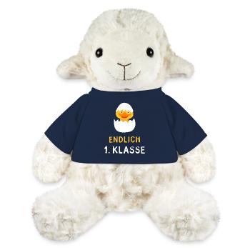 Chick School Enrollment 1st Grade School Student Child - MiniFeet® Sheep Annika - french navy - Front