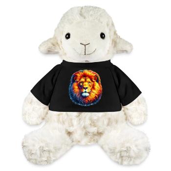 Lion - Mouton en peluche Annika MiniFeet® - noir - Devant
