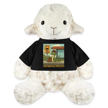 Warteschlange by Rico Beck - MiniFeet® Schaf Annika - Schwarz - Vorne