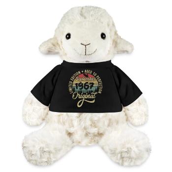 58e anniversaire Septembre 1967 - 58 ans - Mouton en peluche Annika MiniFeet® - noir - Devant