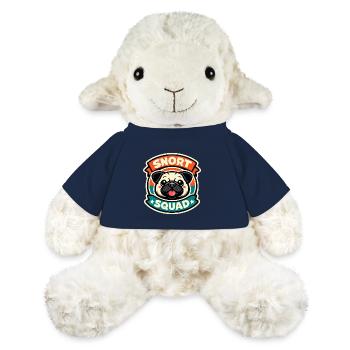 Snort Squad - Bouledogue français ronflant - Mouton en peluche Annika MiniFeet® - bleu marine - Devant