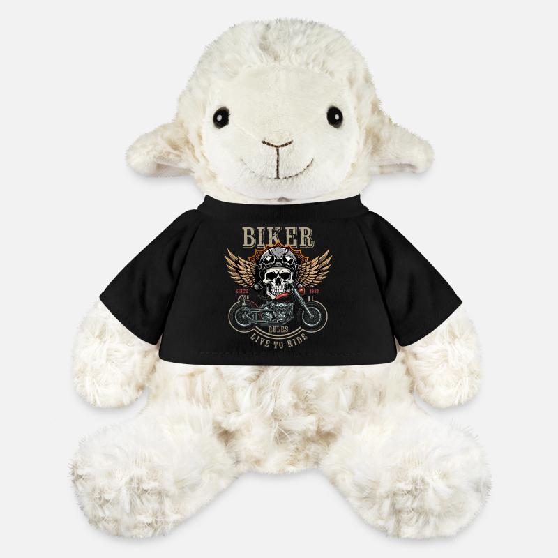 Biker Rules - Since 1983 - Live to Ride - MiniFeet® Schaf Annika - Schwarz