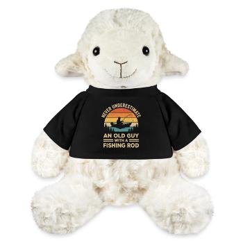 Never Underestimate Old Guy With Fishing Rod - MiniFeet® Sheep Annika - black - Front