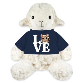 LIEBE Tabby-Katzenliebhaber Lustig - MiniFeet® Schaf Annika - French Navy - Vorne