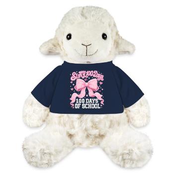Coquette rose à nœud papillon Slay 100 Day School - Mouton en peluche Annika MiniFeet® - bleu marine - Devant