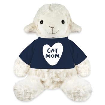 Herz Katze Cat Mom Mutti coole Quotes Fan Haustier - MiniFeet® Schaf Annika - French Navy - Vorne