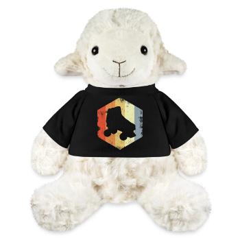 Patins à roulettes rétro - Mouton en peluche Annika MiniFeet® - noir - Devant