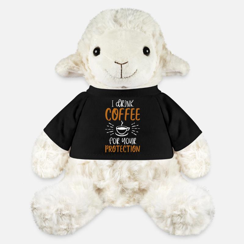 i drink coffee - Coffee Gift Idea - MiniFeet® Sheep Annika - black