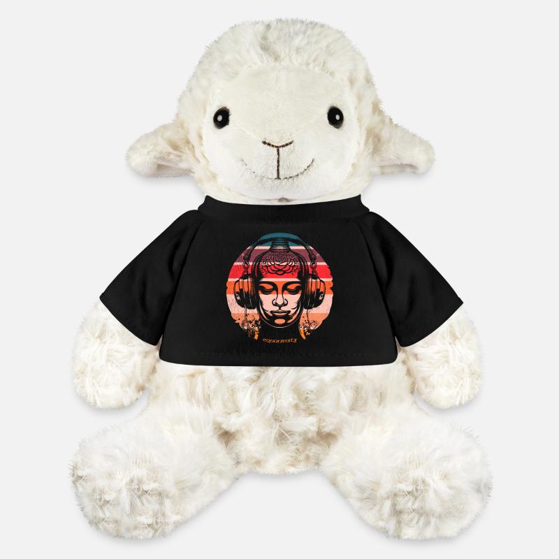 DJ Buddha - Gleichmut - MiniFeet® Schaf Annika - Schwarz