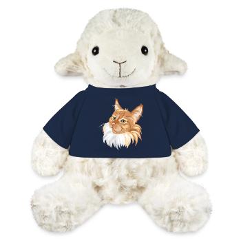 Ginger cat portrait - MiniFeet® Sheep Annika - french navy - Front