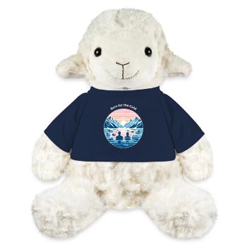 Mann und Frau gehen eisbaden in den Bergen Kälte - MiniFeet® Sheep Annika - french navy - Front