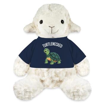 Turtlenecked Schildkröte Wortspiel Humor - MiniFeet® Schaf Annika - French Navy - Vorne