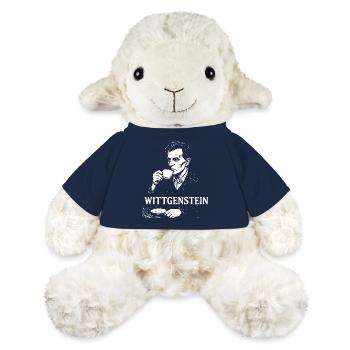 Wittgenstein Philosopher Coffee Portrait - MiniFeet® Sheep Annika - french navy - Front