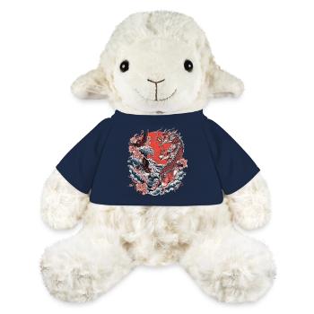 Koi, Wellen und Kirschblüte - MiniFeet® Schaf Annika - French Navy - Vorne
