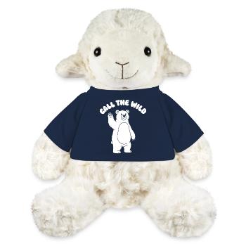 Wilder Bär winkt Cartoon - MiniFeet® Schaf Annika - French Navy - Vorne