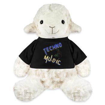 Techno Underground Club Logo - MiniFeet® Schaf Annika - Schwarz - Vorne
