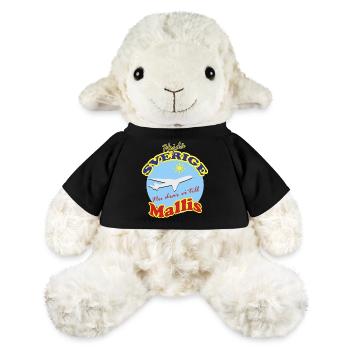 Voyage en avion au centre commercial en plein soleil - Mouton en peluche Annika MiniFeet® - noir - Devant