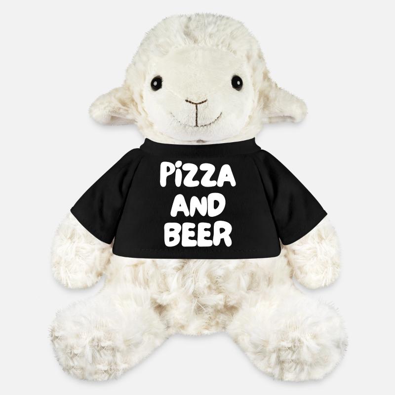 pizza and beer - MiniFeet® Sheep Annika - black