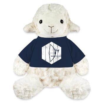 Bow and arrow sketch - MiniFeet® Sheep Annika - french navy - Front