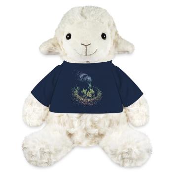 Merle - Mouton en peluche Annika MiniFeet® - bleu marine - Devant