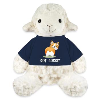T’as des Corgi ? Corgi-Po espiègle - Mouton en peluche Annika MiniFeet® - bleu marine - Devant