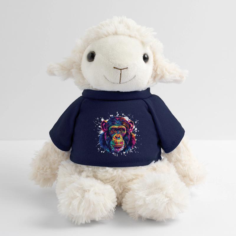 Éclaboussure de portrait de singe Mouton en peluche Annika MiniFeet®
