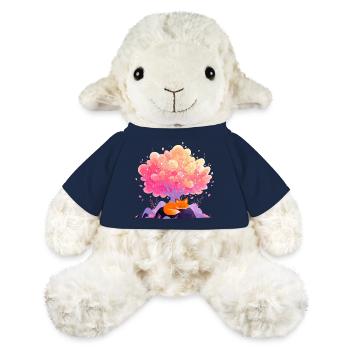 Traumblütenbaum mit schlafendem Fuchs - MiniFeet® Schaf Annika - French Navy - Vorne