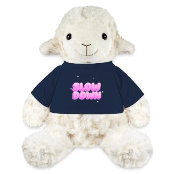 Plus lentement - Mouton en peluche Annika MiniFeet® - bleu marine - Devant