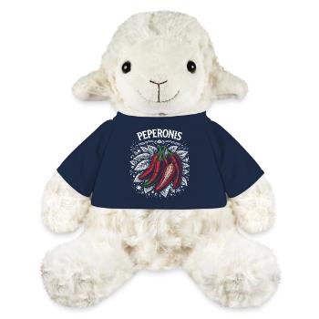 Pepperoni Burning Leaf Design - MiniFeet® Sheep Annika - french navy - Front