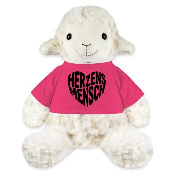 Herzensmensch Herzform - MiniFeet® Schaf Annika - Pink - Vorne