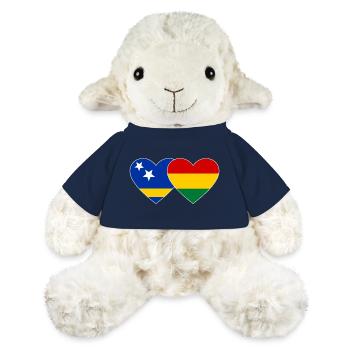 Curacao_Bolivien_Flagge_Herz - MiniFeet® Sheep Annika - french navy - Front