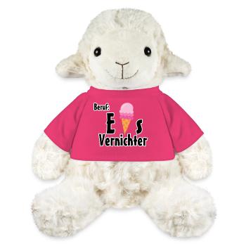 Beruf - Eisvernichter Geschenk Eis Sommer - MiniFeet® Schaf Annika - Pink - Vorne