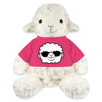 Schaf Sonnenbrille Party Schäfchen Lamm Cool Kopf - MiniFeet® Schaf Annika - Pink - Vorne