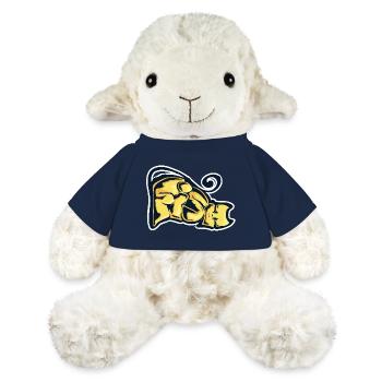 Fish, mot dessiné - Mouton en peluche Annika MiniFeet® - bleu marine - Devant
