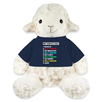 Danse du ventre, danseur rythmique, art professionnel - Mouton en peluche Annika MiniFeet® - bleu marine - Devant