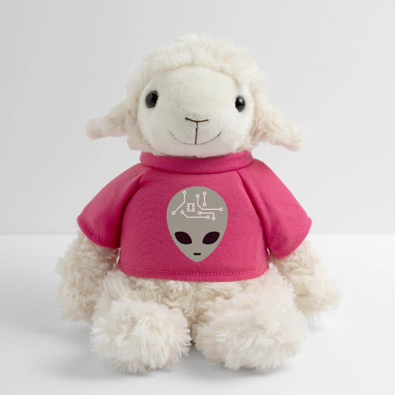Alien Head avec circuits (trois couleurs) Mouton en peluche Annika MiniFeet®