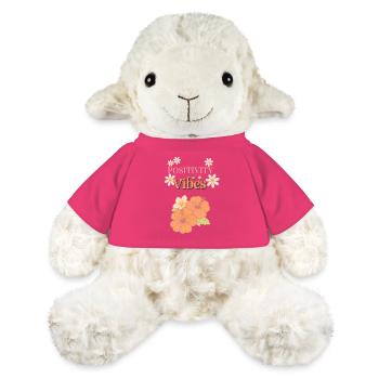 Positivity Vibes – Blumenpower - MiniFeet® Schaf Annika - Pink - Vorne