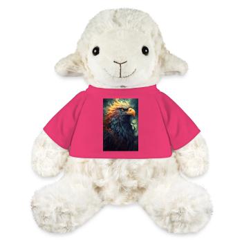 Aigle animal Aigle à tête blanche Illustration - Mouton en peluche Annika MiniFeet® - rose - Devant