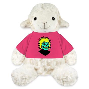 Skullman with a cool hairstyle - MiniFeet® Sheep Annika - pink - Front