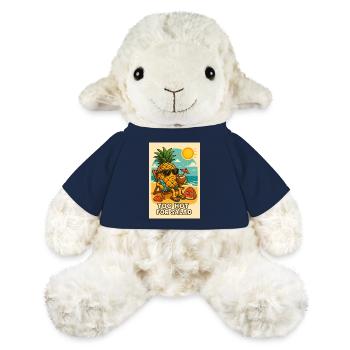 Ananas mit Sonnenbrille am Strand - MiniFeet® Schaf Annika - French Navy - Vorne