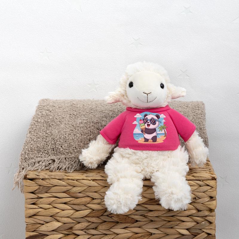Panda am Strand mit Eiscreme MiniFeet® Schaf Annika