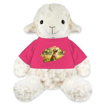 Golden Retriever puppy joy - MiniFeet® Sheep Annika - pink - Front