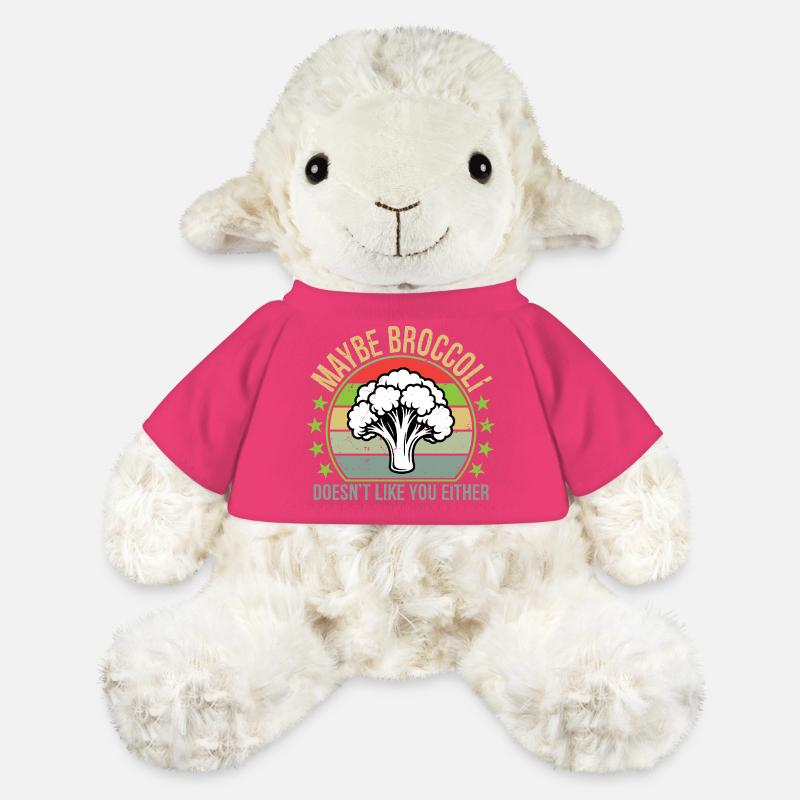 Maybe Broccoli Doesn't Like You Either I Hate - MiniFeet® Sheep Annika - pink